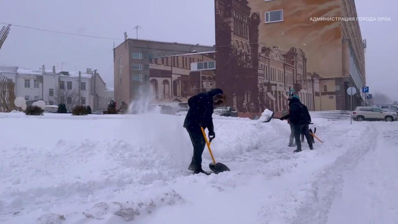 стоп-кадр видео администрации Орла