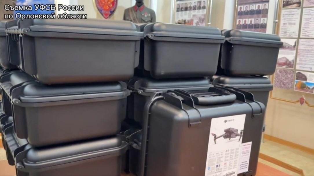 стоп-кадр видео пресс-службы УФСБ России по Орловской области