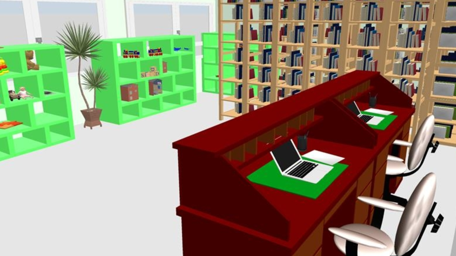 изображение макетов библиотеки