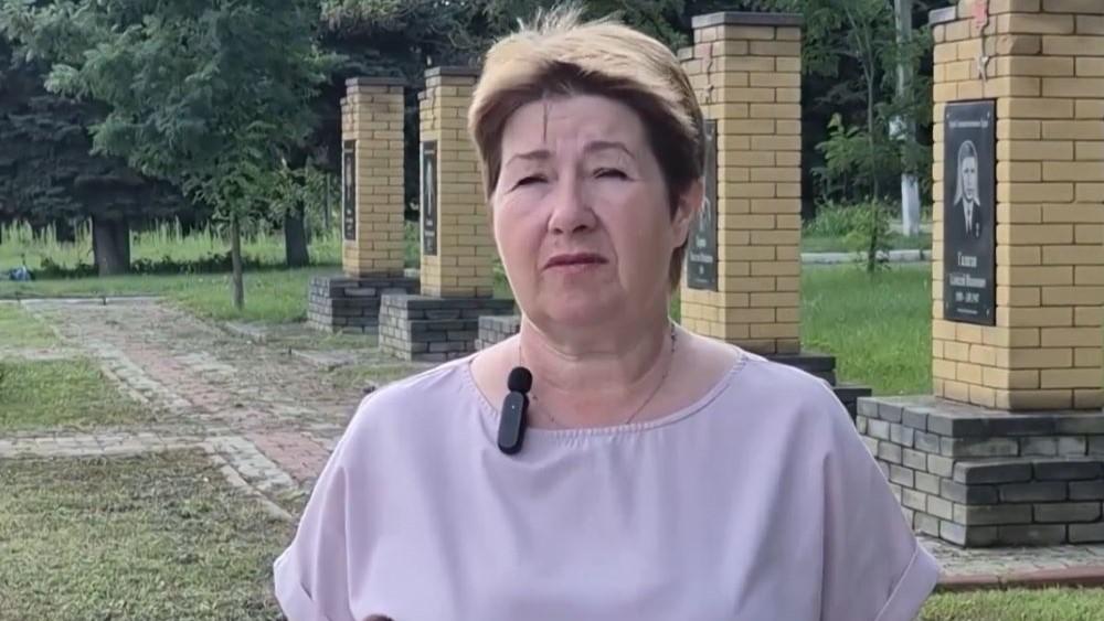 Скриншот из видеопоздравления Троицкого муниципального округа ЛНР